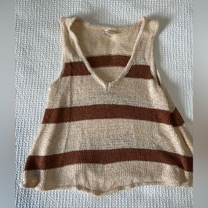 Vici Striped Sweater Tank